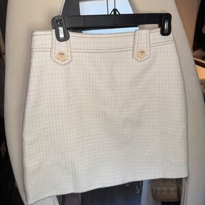 Sandro ivory tweed high waist Patterned Skirt size eu 38 US 6 - 8